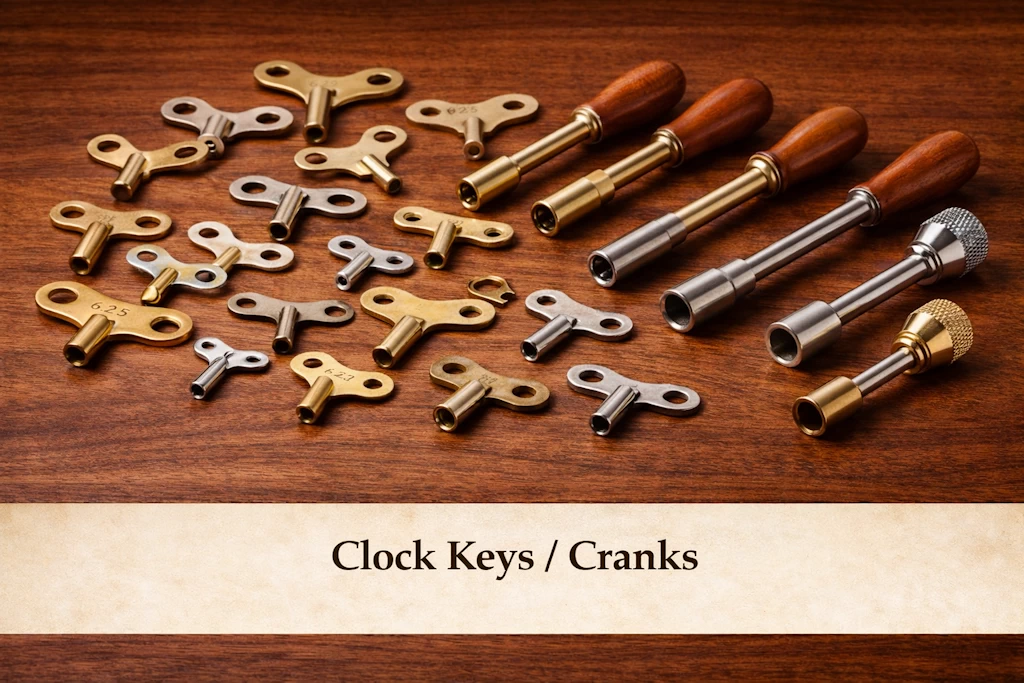 Clock repair keys and service